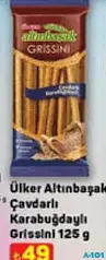 ÜLKER ALTINBAŞAK ÇAVDARLI KARABUĞDAYLI GRİSSİNİ 125 G